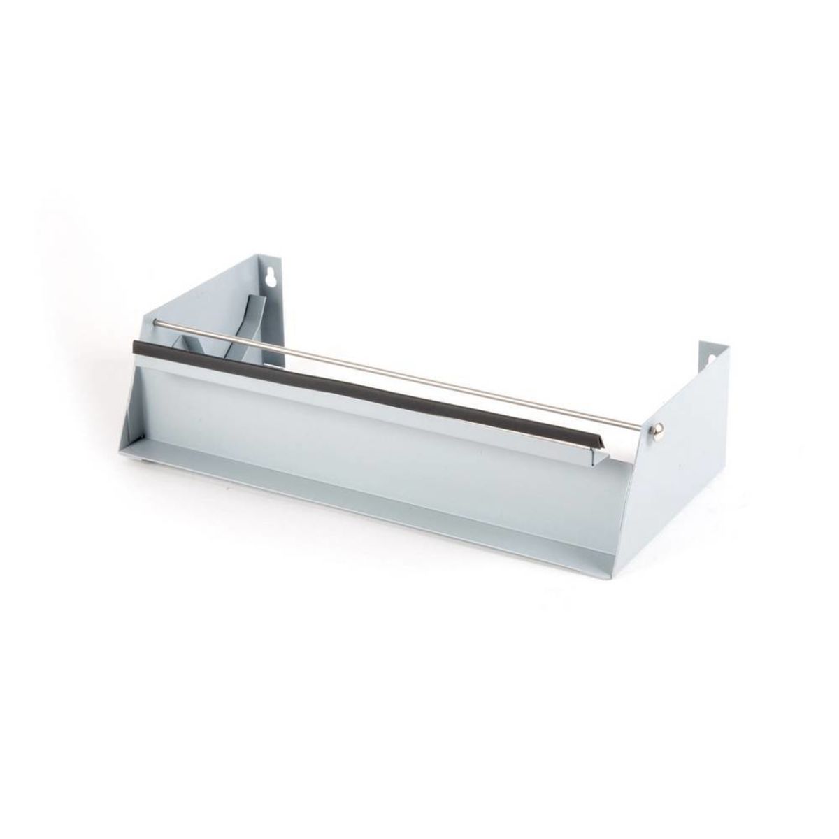 Plock Folienspender mit Säge, 30 cm; 34x8.5x16.5 cm (BxHxT); silber