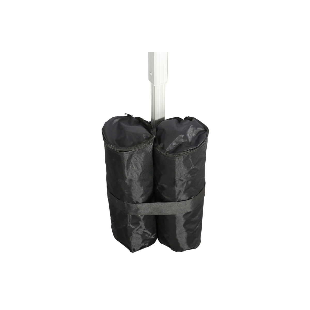 VeroTENT Beschwerungssack Sand 35x15x40 cm (LxBxH); schwarz