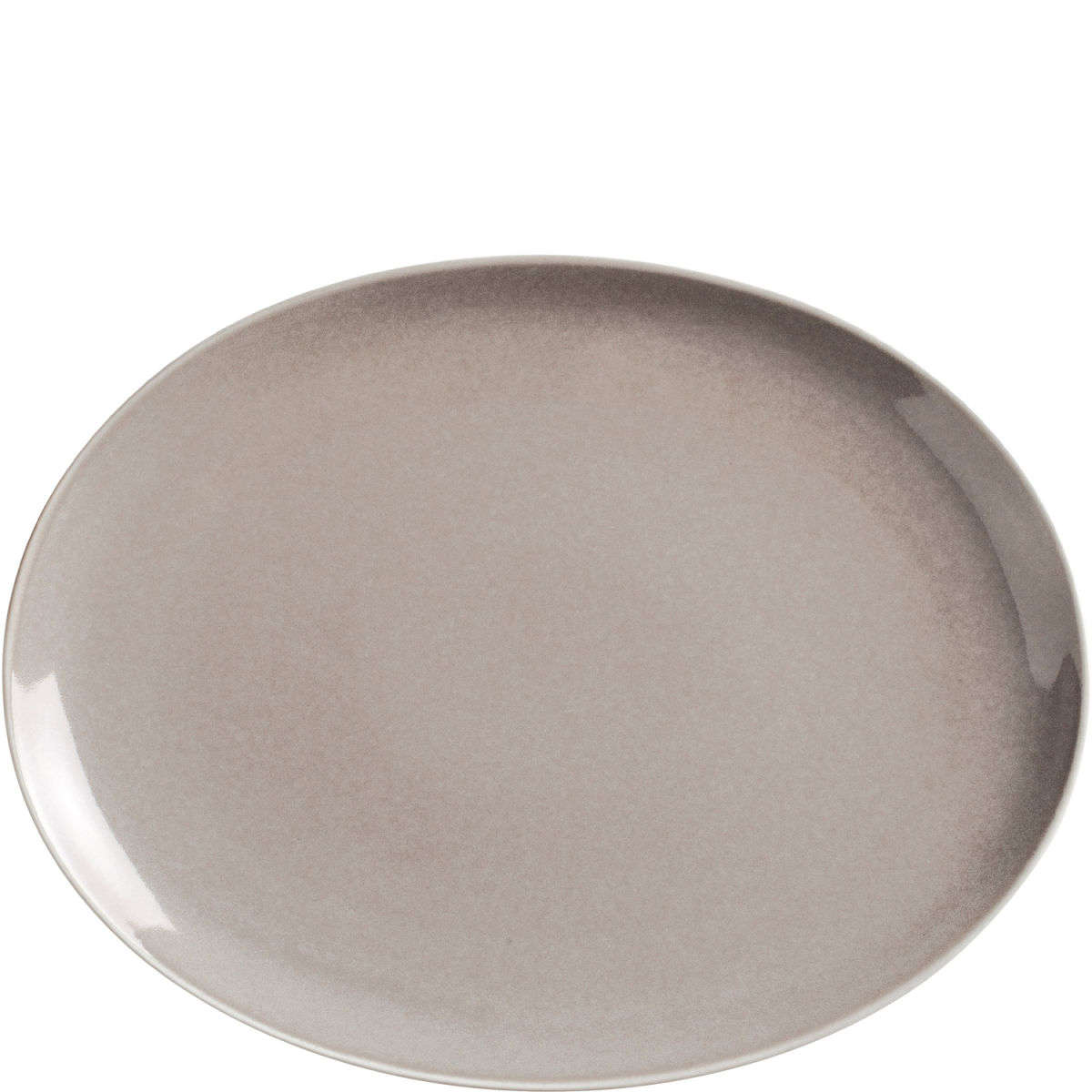 Kahla Platte Homestyle oval 31.8x24.4x2.8 cm (LxBxH); grau; oval