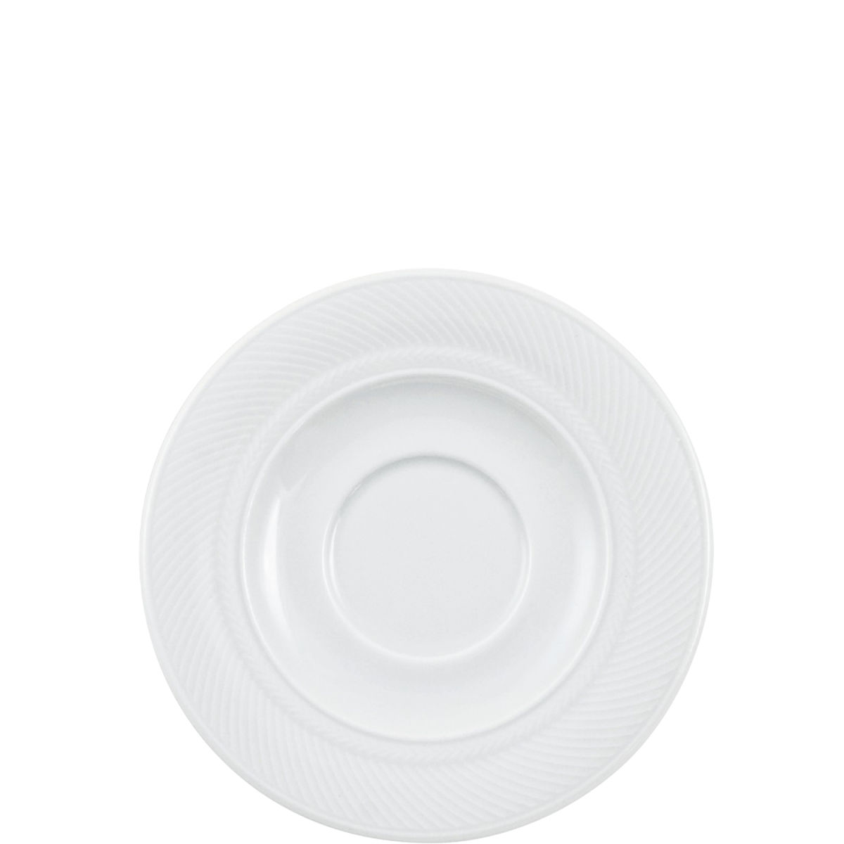 Kahla Espresso-Untertasse Matinee 12.4x1.5 cm (ØxH); weiß; rund; 6 Stück / Pack