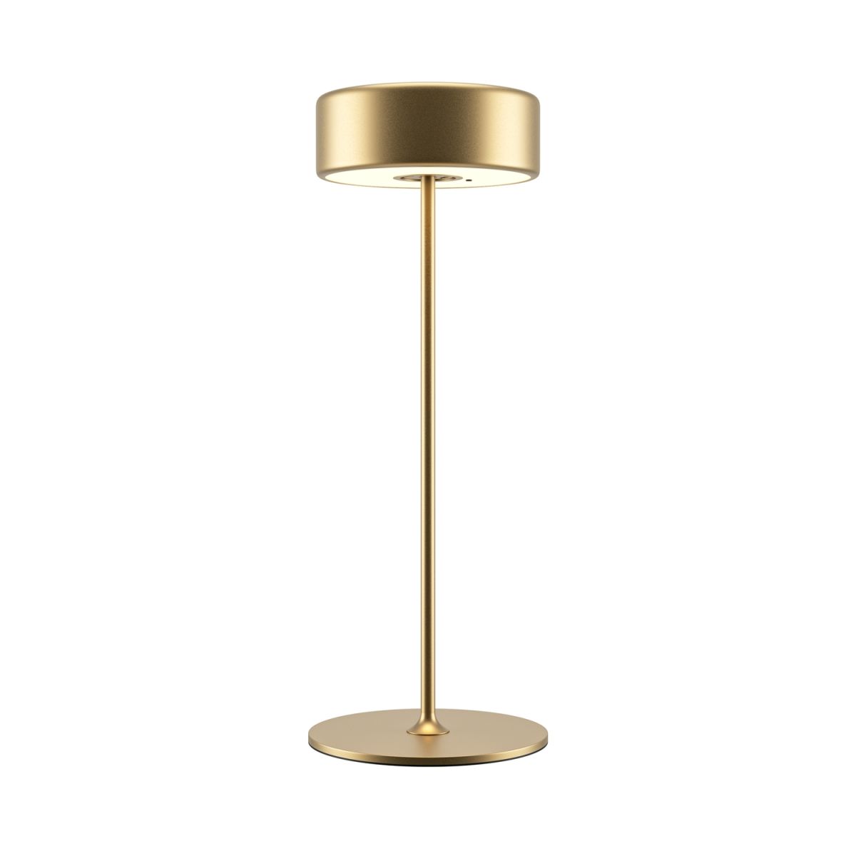 Maytoni Maytoni Akku-Leuchte AI Collaboration Schwarz, aus Aluminium, LED, dimmbar; 12x12x12x34.5 cm (LxBxØxH); gold; Gestell gold