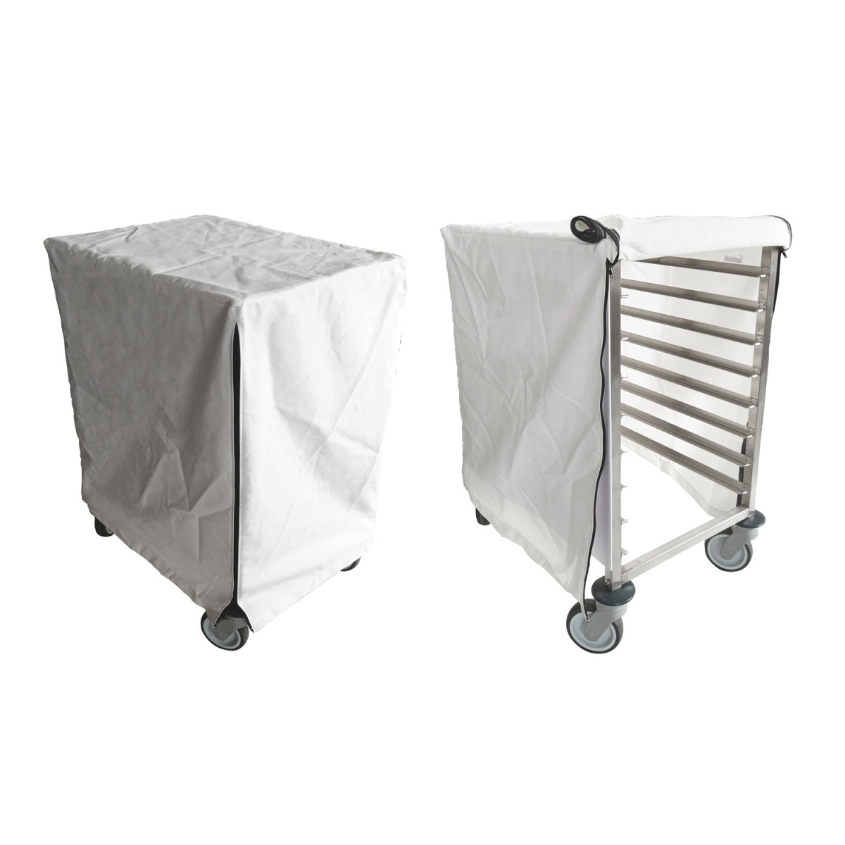 Scaritech Bezug mit Reißverschluss für Leiter; 50x65x75 cm (LxBxH); weiß