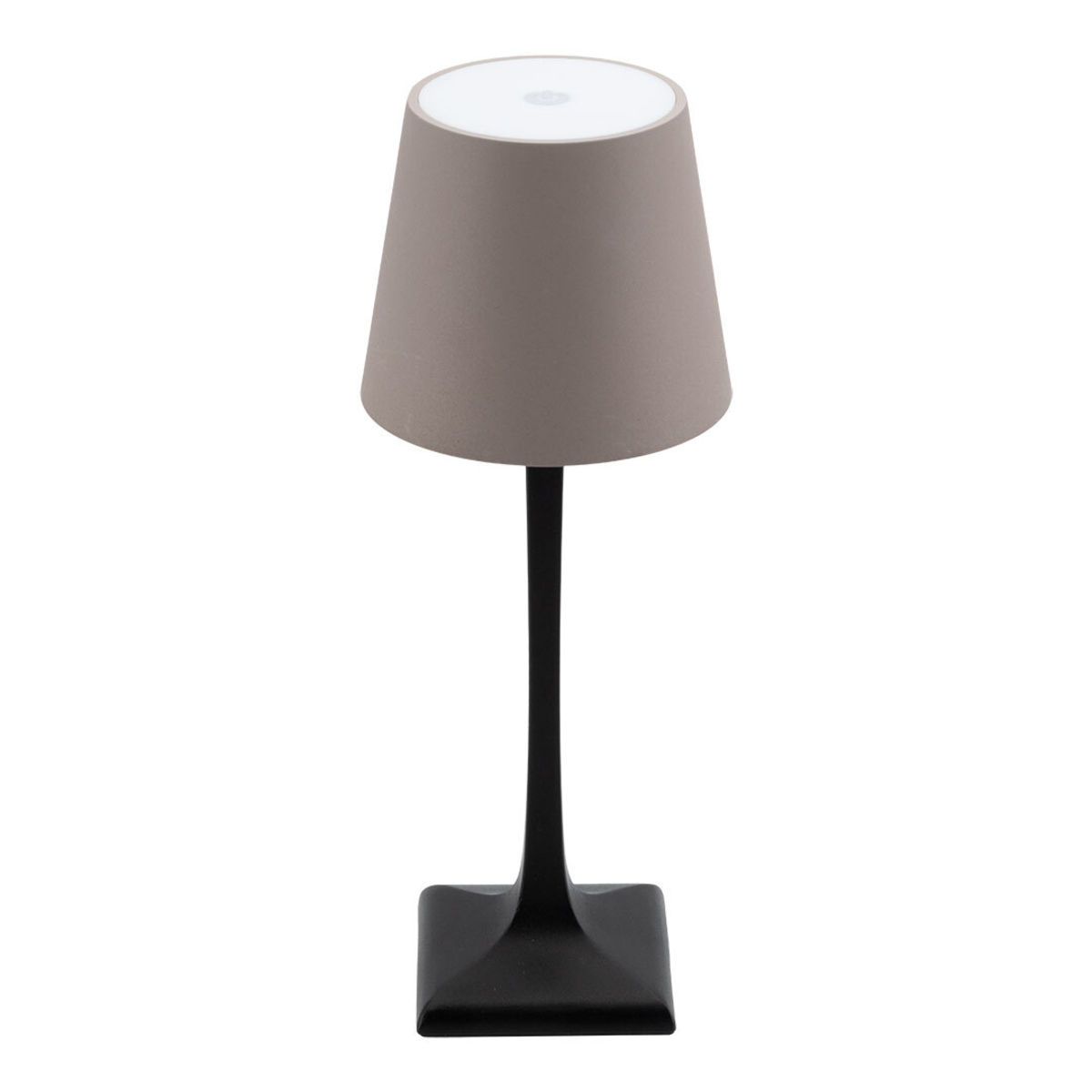 Lampada da tavolo LED senza fili Milano - Nero/Talpa - Interno/Esterno - Cavo magnetico incluso Securit; 10x10x28 cm (LxLxH); nero