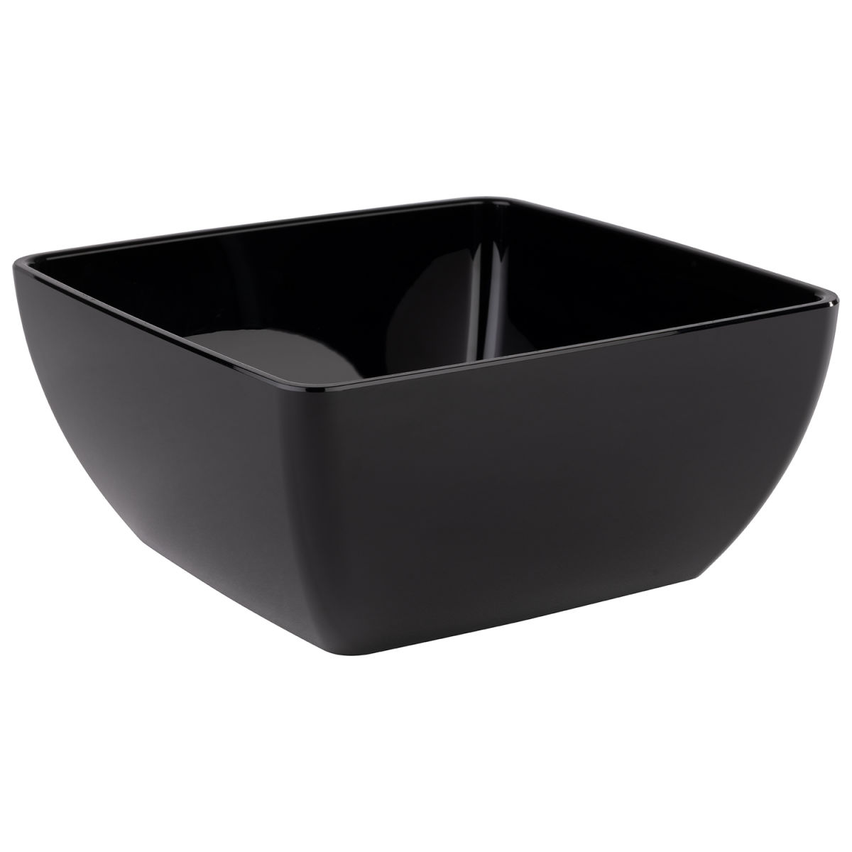 APS Schale FRIENDLY, aus recyceltem Kunststoff (PET), rund; 3800 ml, 25x25x12 cm (LxBxH); schwarz