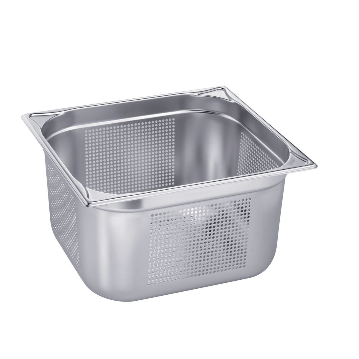 B.PRO GN-Behälter GN 2/3 gelocht GN 2/3, 12.7 l, 35.4x32.5x15 cm (LxBxT); grau