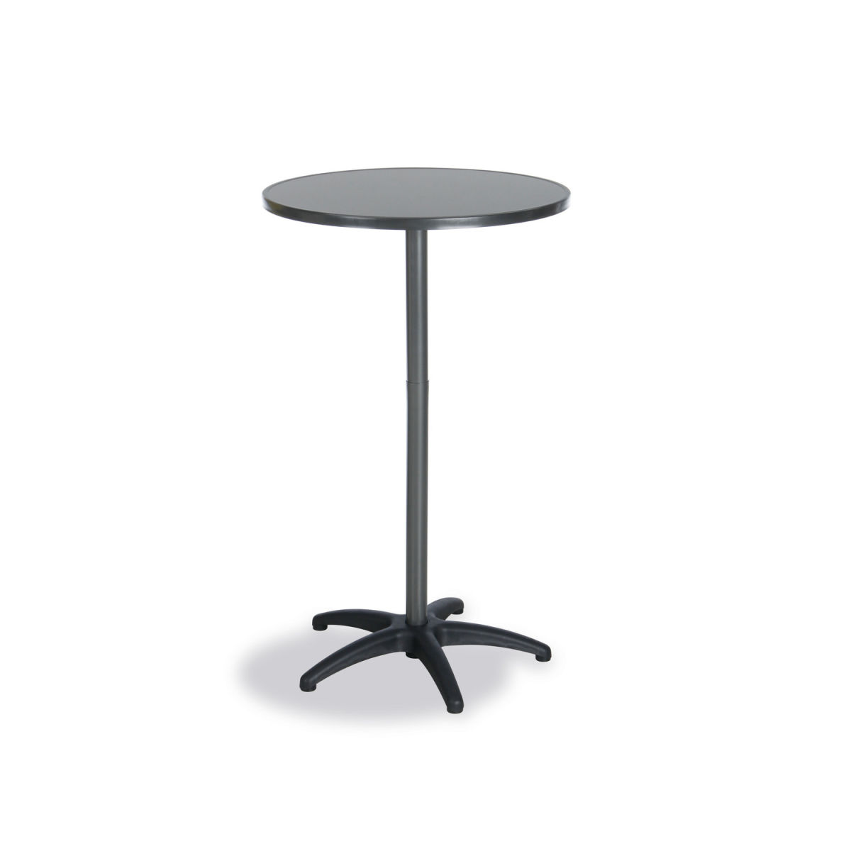 BARTHS Duo mange-debout ajustable rond 70cm ; 70x70x110 cm (lx&Oslash;xH); anthracite; rond(e)