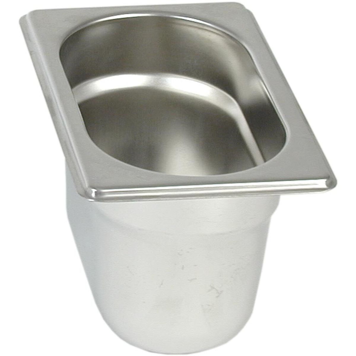 Stalgast Gastronormbehälter Serie BASIC, GN 1/9 GN 1/9, 0.8 l, 17.6x10.8x10 cm (LxBxT); silber