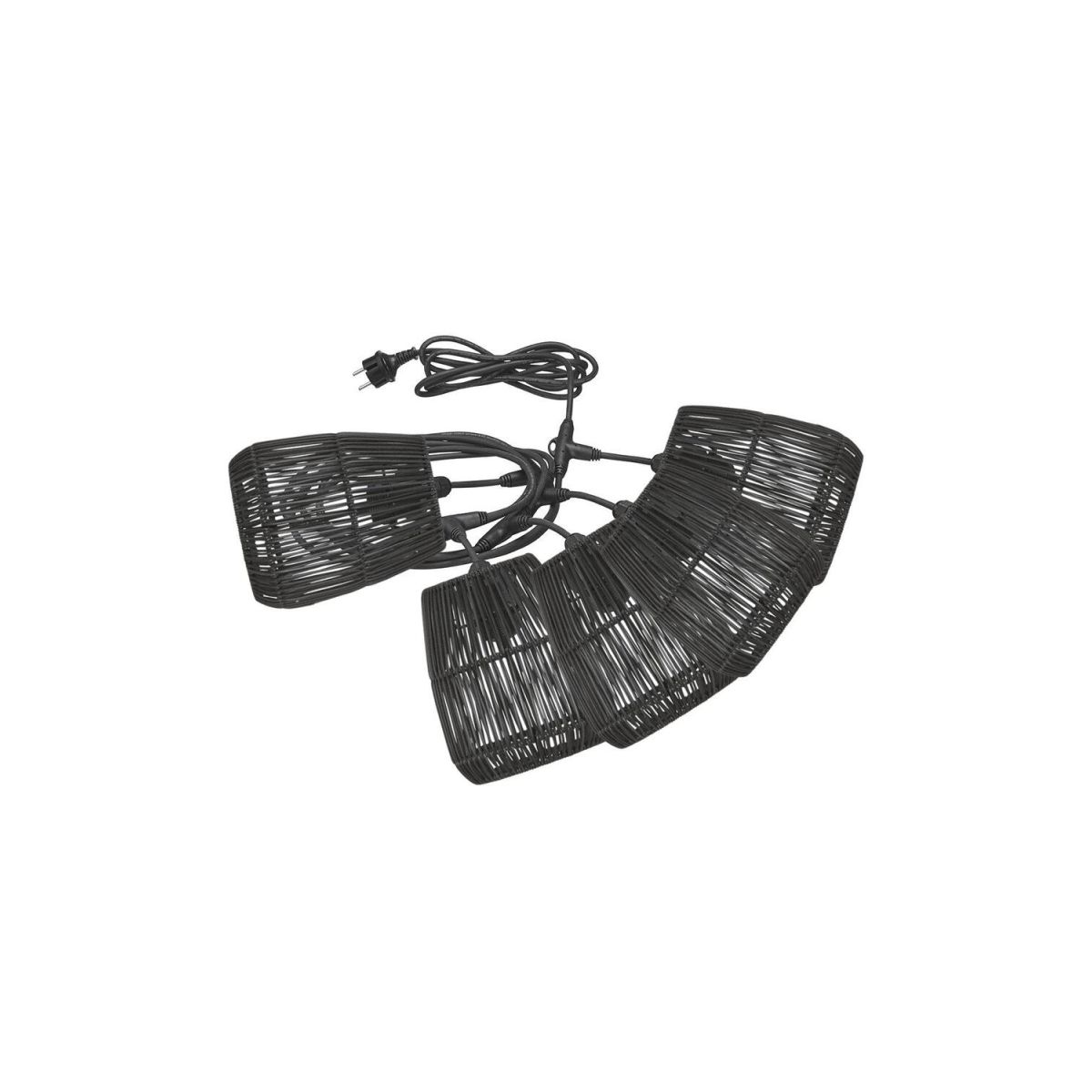 PR Home Outdoor Lichterkette Saigon 33x18x33 cm (LxBxH); schwarz