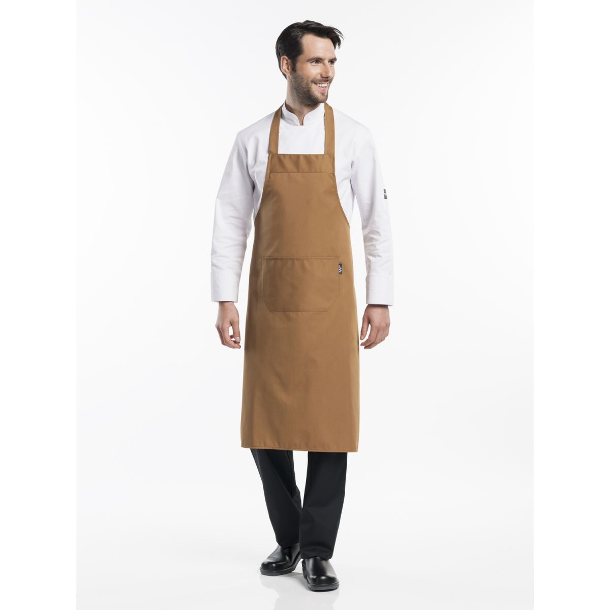 Chaud Devant Latzschürze Camel W75 – L100 100x75 cm (LxB); cognac