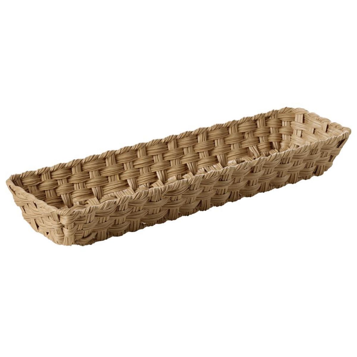 APS GN Korb -TWIRL-; 53x16.2x6.5 cm (LxBxH); braun