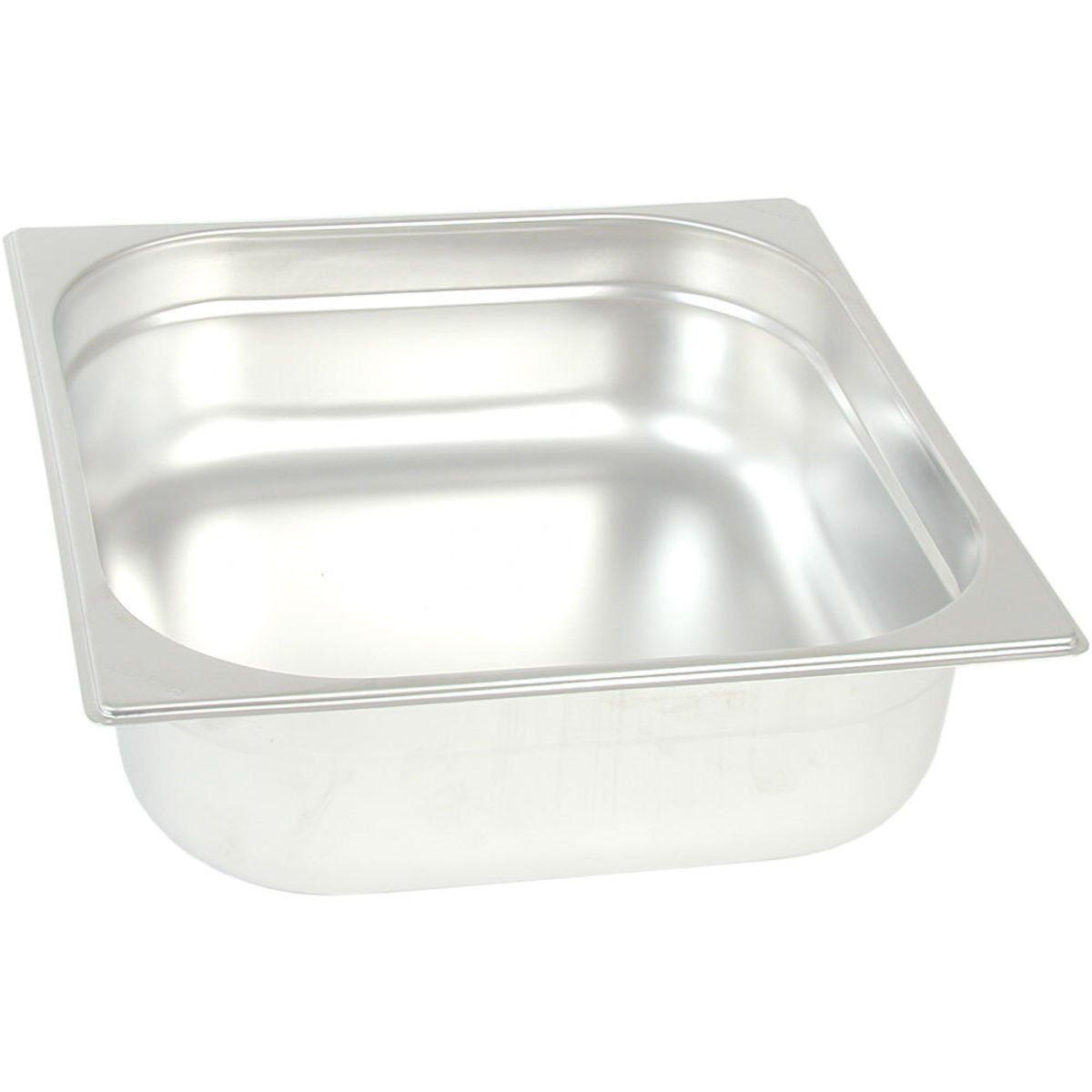 Stalgast Edelstahl Gastronormbehälter Serie STANDARD GN 2/3, 18 l, 35.4x32.5x20 cm (LxBxT); silber