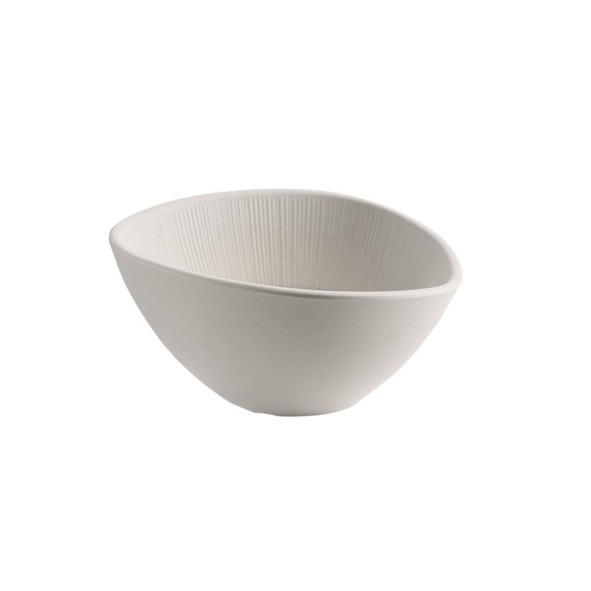 APS Schale -BLUSH- , 14,5 x 12,5 cm, H: 8 cm , Melamin, weiß / beige , 0,3 Liter ,; 500 ml, 19x16.5x9 cm (LxBxH); beige/vintage weiß; organisch