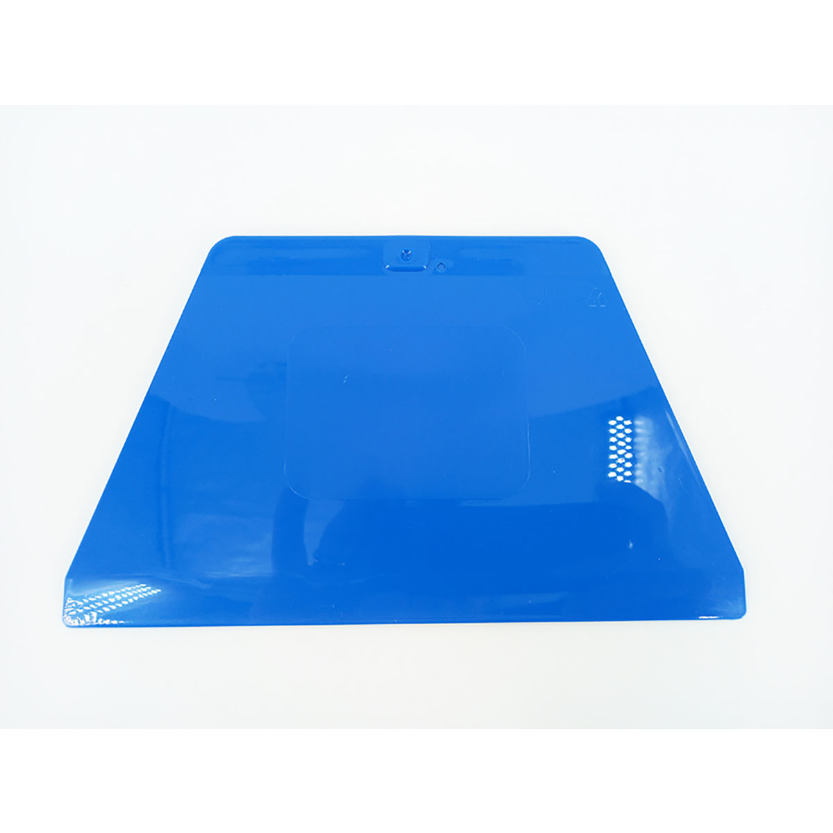 Scaritech Teigabstecher, Trapezform eckig, kleines Modell, 13,5 x 10 cm – Farbe: Orange; blau; 50 Stück / Pack