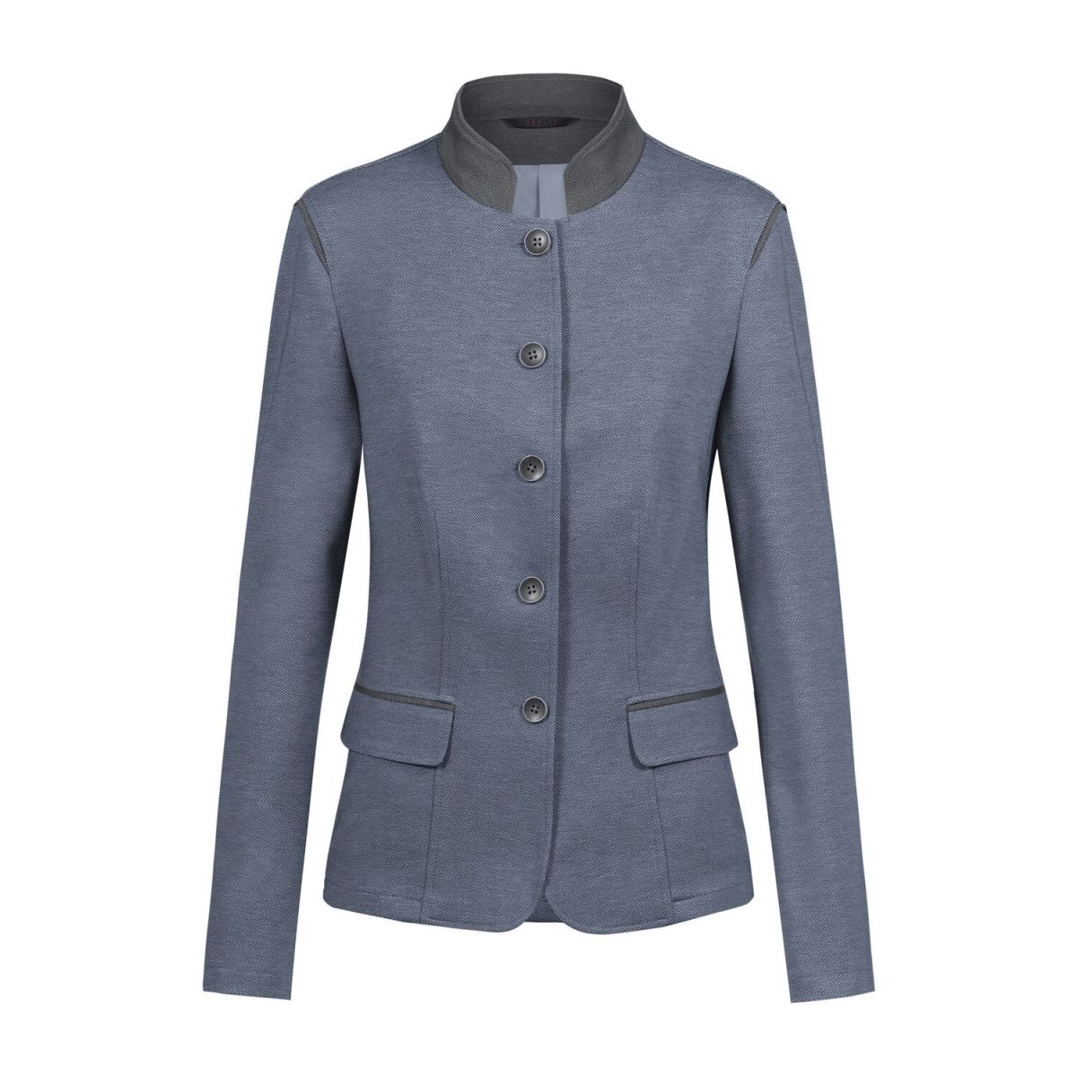 GREIFF Damen-Jerseyblazer RF Landhaus; Kleidergröße 48; blau/grau