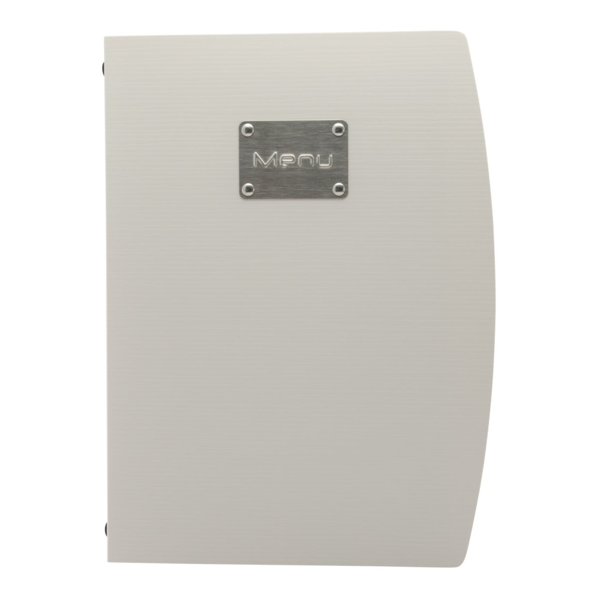 Portamenu A4 Rio - Placca Menu inclusa - 4 facciate Securit; 25x34 cm (LxH); bianco