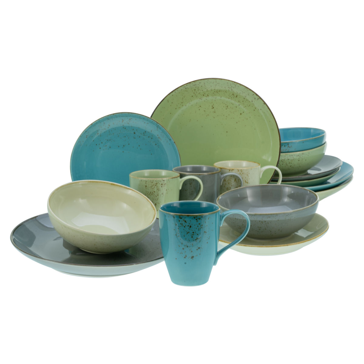 CreaTable Nature Collection - Kombiservice 16-tlg mehrfarbig