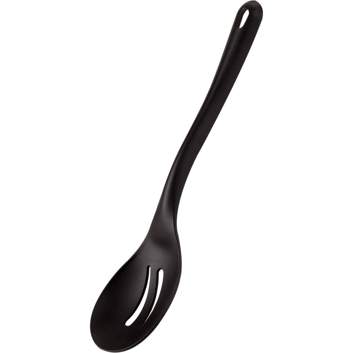 Paderno Servierlöffel perforiert, aus glasfaserverstärktem Material, schwarz 35 cm (L); schwarz