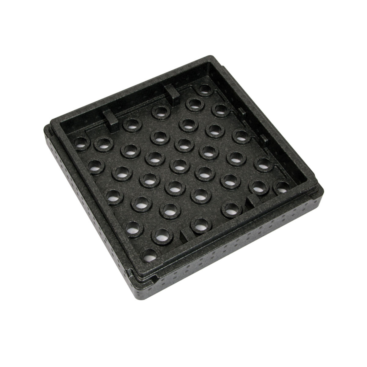 Thermo Future Box Kühlaufsatz Box PIZZA 41x41x7.5 cm (LxBxH); schwarz