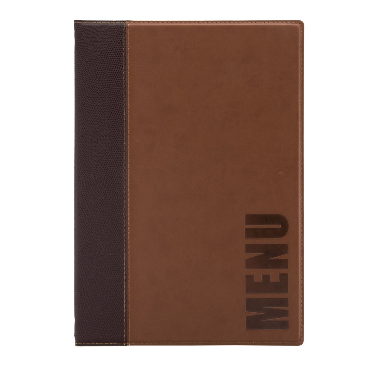 Portamenu A4 Trendy - Similpelle - 4 facciate Securit; 24x34 cm (LxH); beige
