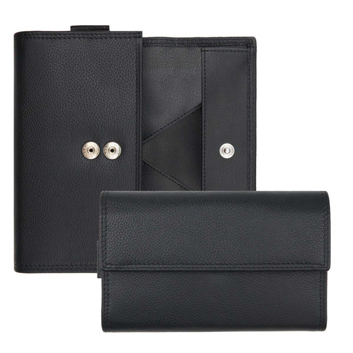 Ferducci Kellnerbörse mit Druckknopf 17.2x10.5 cm (LxB); schwarz