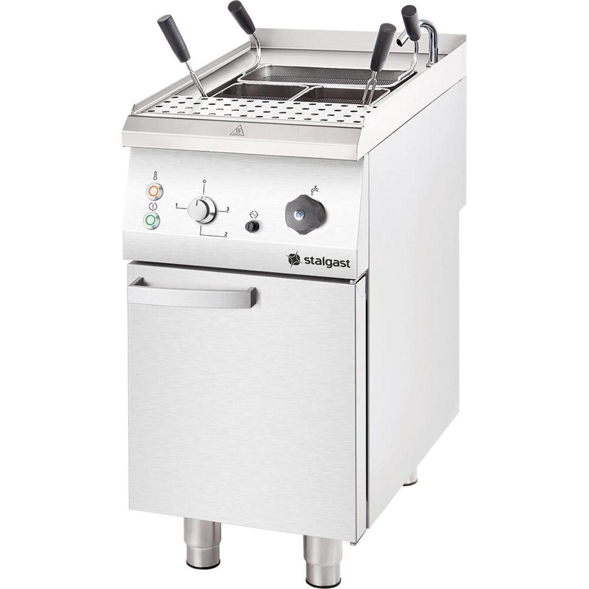 Stalgast Edelstahl Elektro-Nudelkocher aus der Serie 700 ND 40x70x85 cm (BxTxH); silber