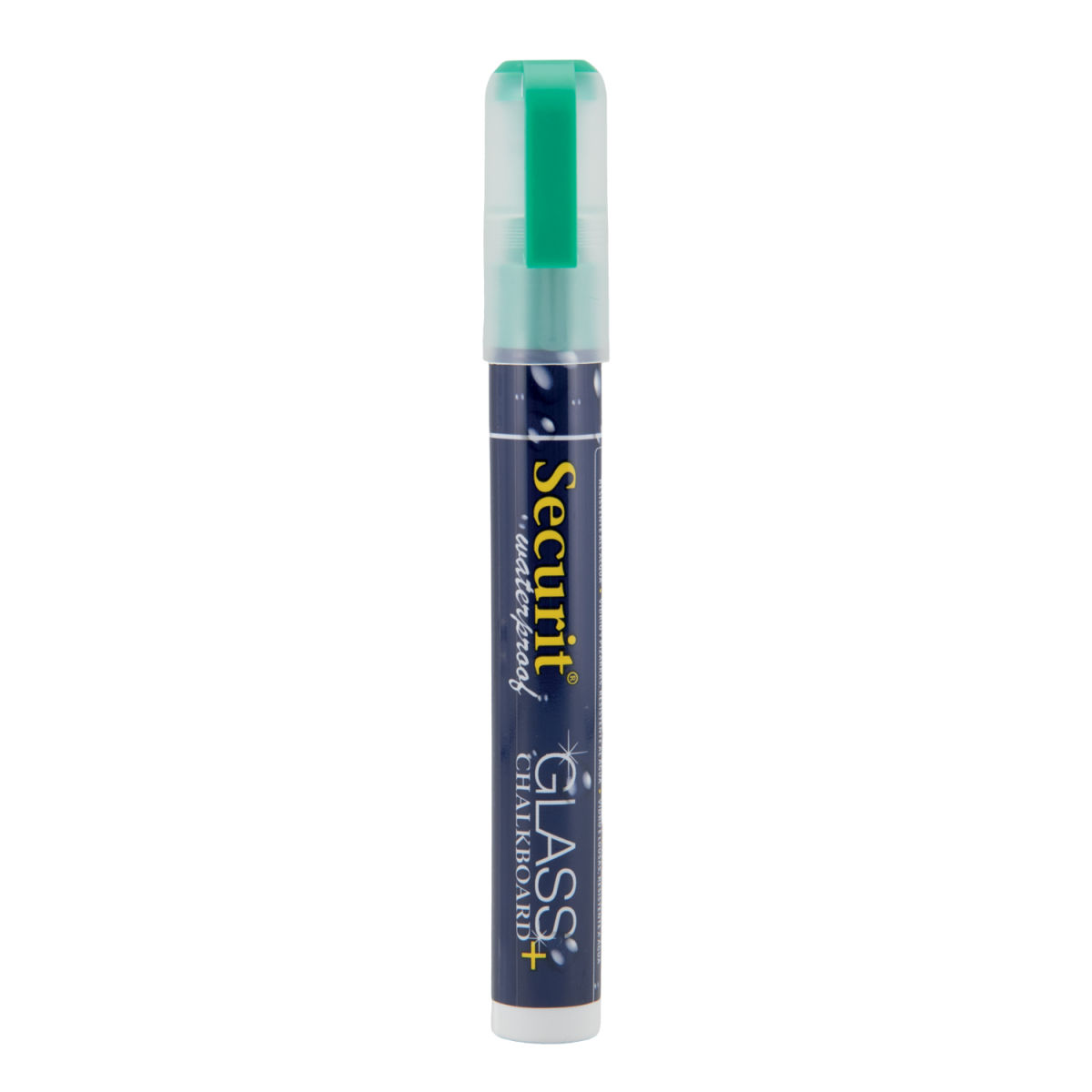 Pennarello a gesso liquido Waterproof Punta a scalpello 2-6mm Securit; 2 cm (L), lunghezza carattere 20 mm; verde