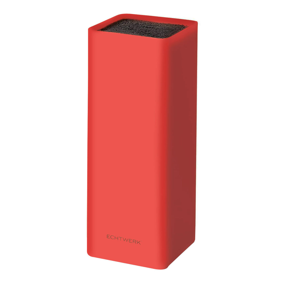 ECHTWERK Messerblock SQUARE 1 l, 22x10x22 cm (LxBxH); rot; quadratisch