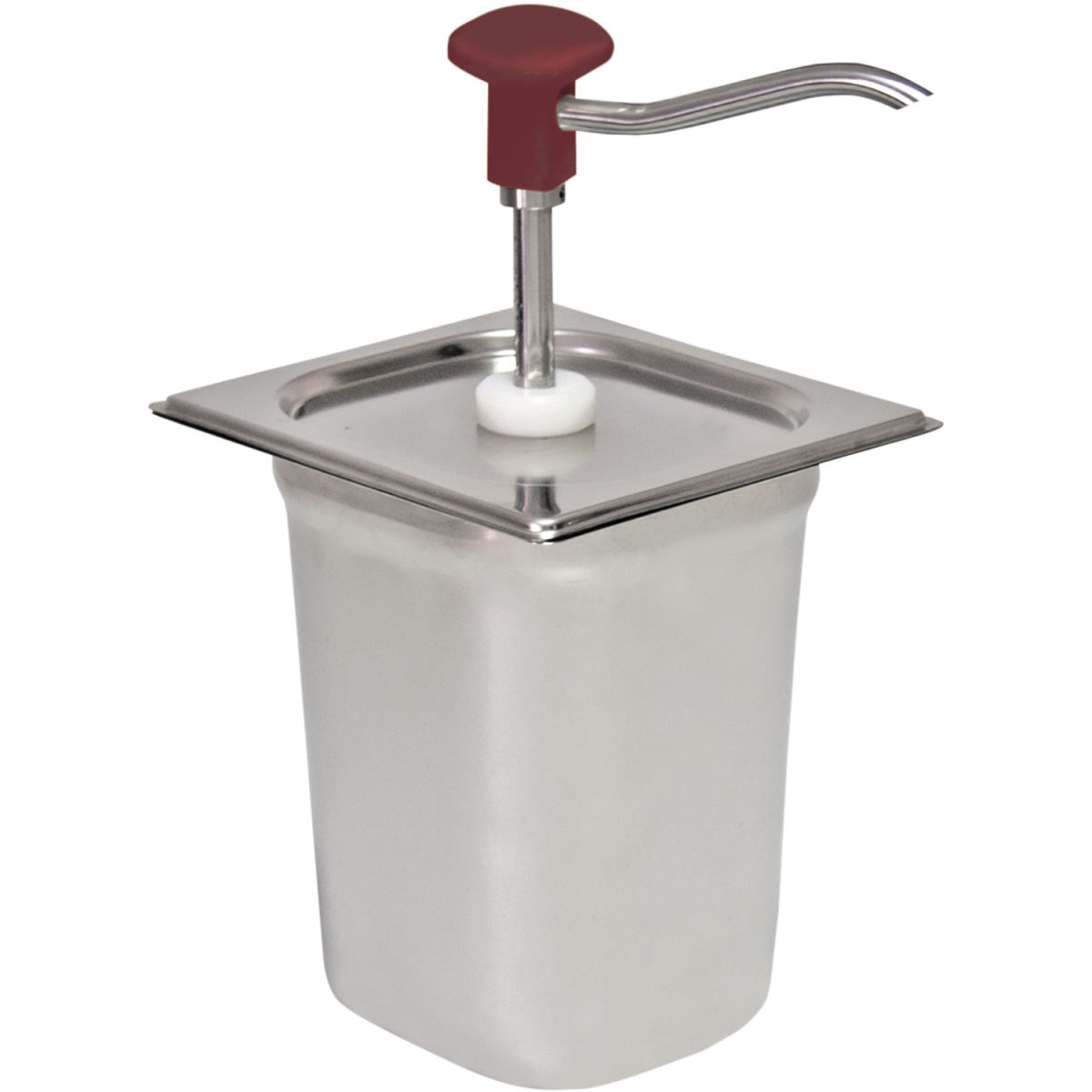 Schneider Druckknopf Dosierspender 3000 ml, 18x16.5x32 cm (LxBxH); rot