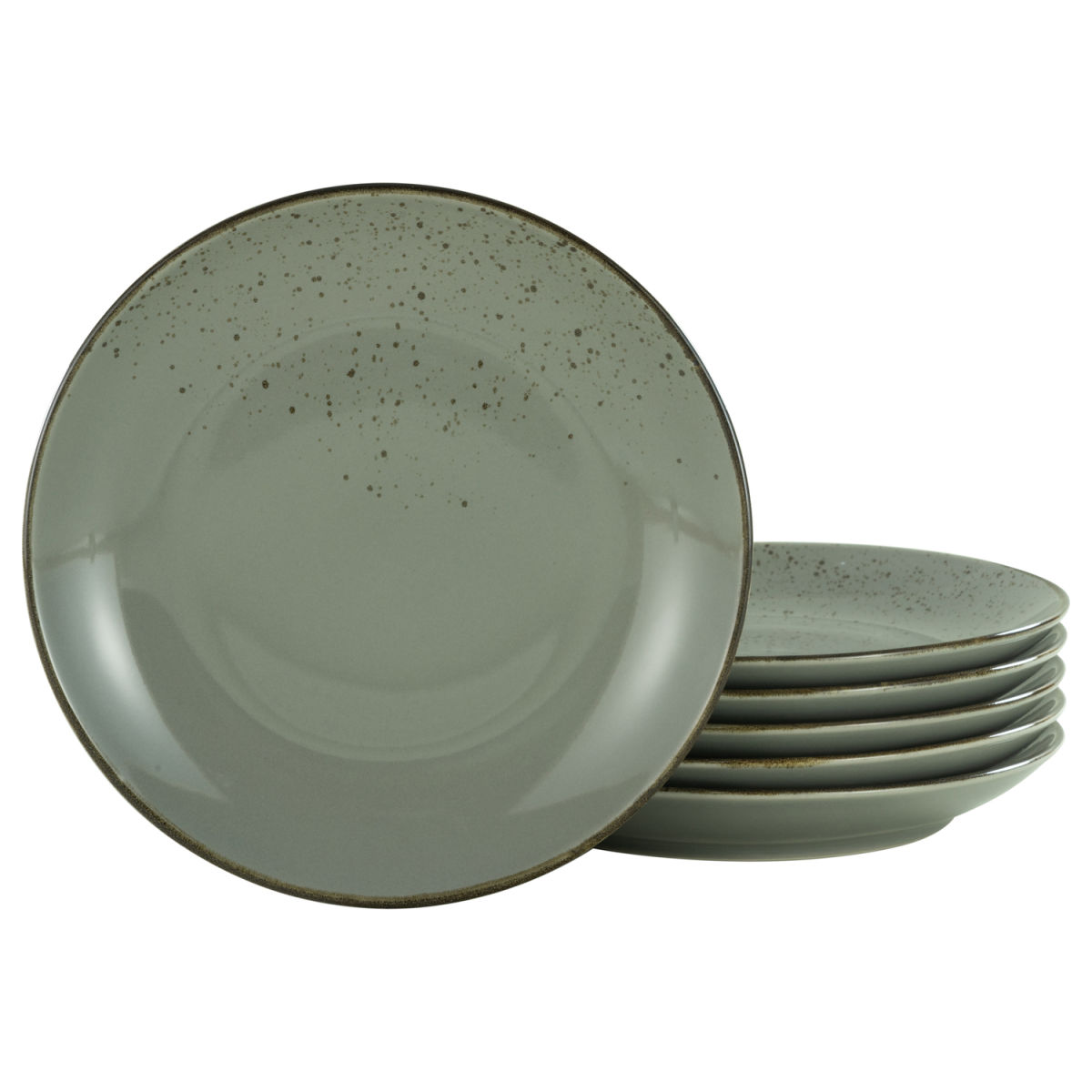 CreaTable Nature Collection - Speiseteller 6-tlg 27x3.5 cm (ØxH); steingrau; rund; 6 Stück / Pack