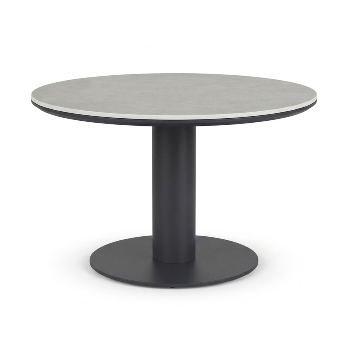Porto - Round Dining Table Ø 150 cm Barths; 130x130x130x74 cm (LxLxØxH); antracite