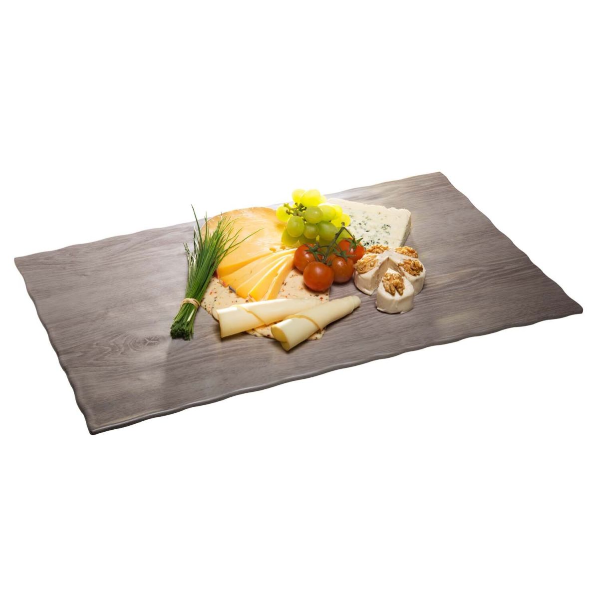 APS GN 1/3 Tablett DRIFTWOOD, Melamin GN 1/1, 53x32.5x1.5 cm (LxBxH); grau; rechteckig
