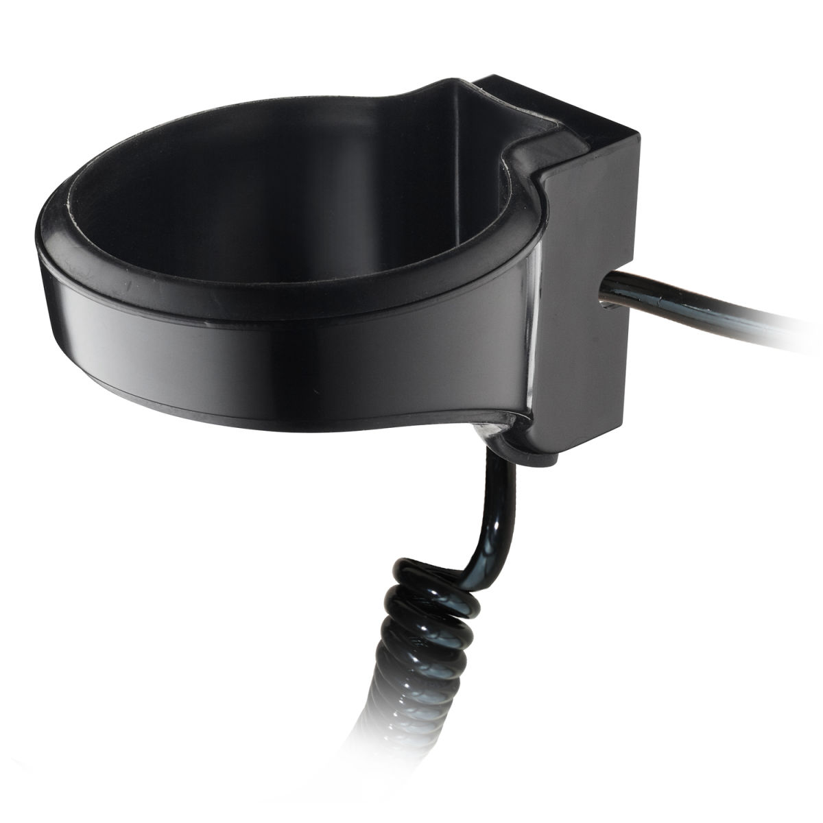 Emberton Mursley Wandmontierte Haartrocknerhalterung mit Diebstahlsicherung für Kabelführung; 9.3 cm (B); schwarz; 20 Stück / Pack