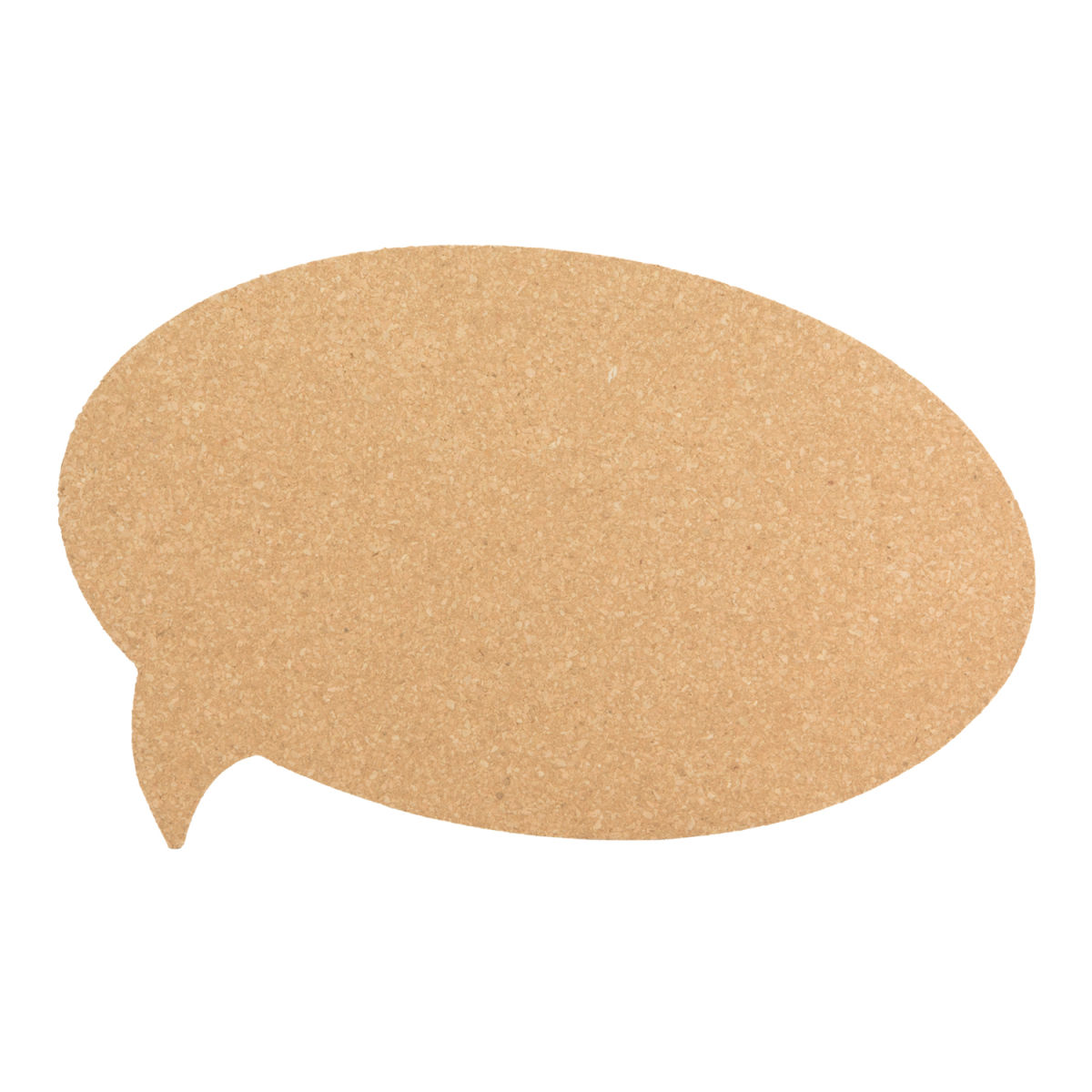 Lavagna da parete in sughero - Silhouette fumetto - Puntine e nastro biadesivo per il fissaggio inclusi Securit; 44x28 cm (LxH); beige