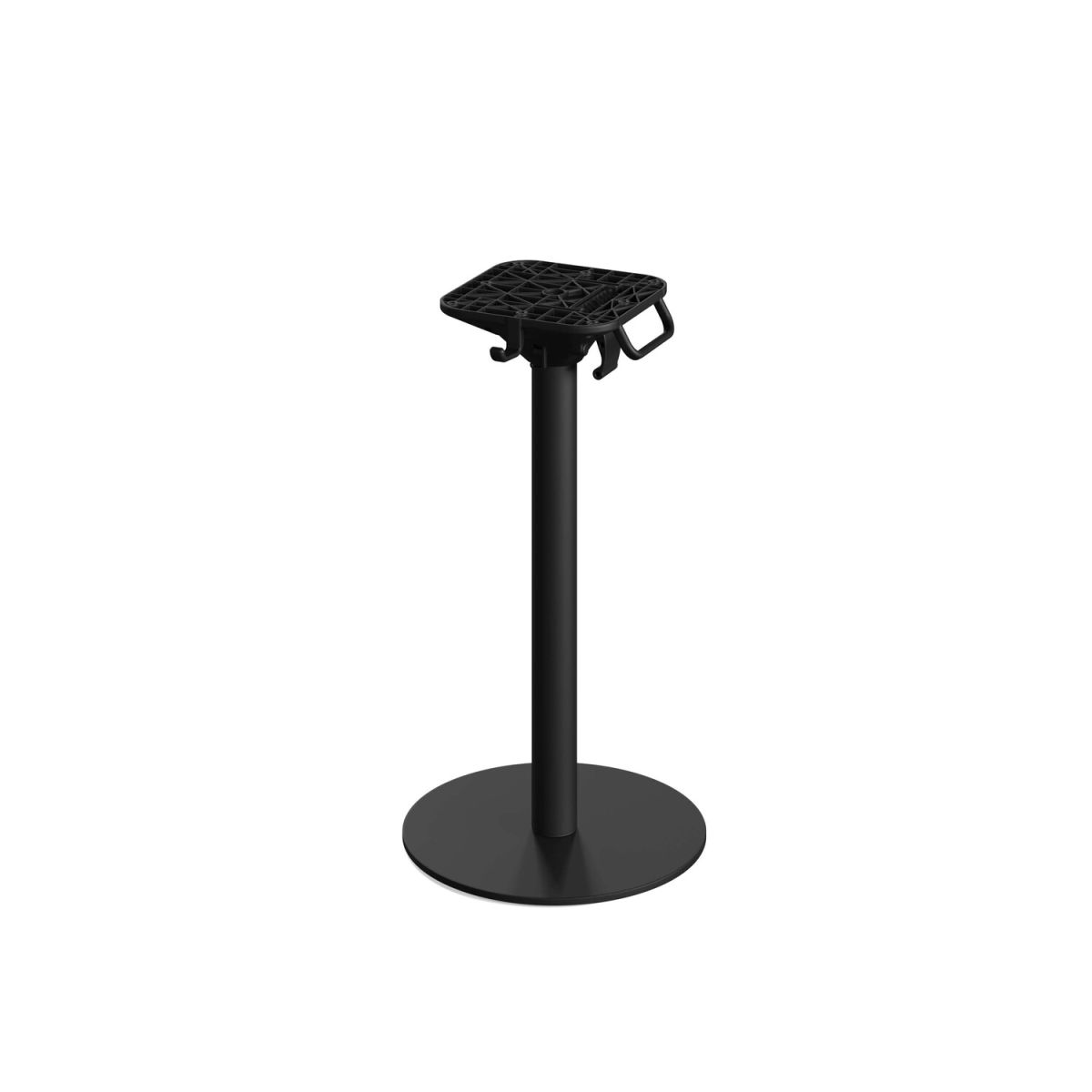 Feros Tischgestell Urban niedrig 45x72 cm (BxH); schwarz