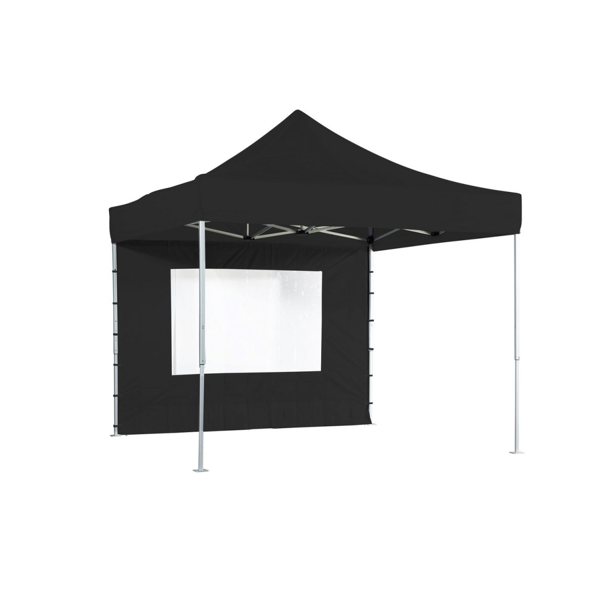 VeroTENT VeroTENT 3m Seitenwand Panorama mit Groß-Fenster 300x205 cm (LxB); schwarz