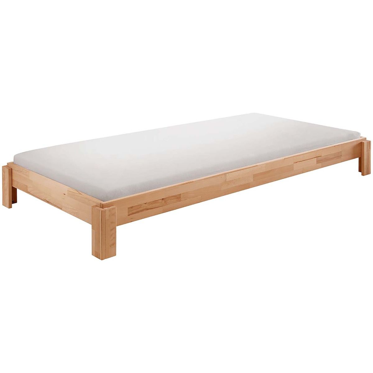 Infantil Stapelbett 'Denver 2.0', Buche geölt, 90 x 200 cm; 95x205x30 cm (BxLxH); natur