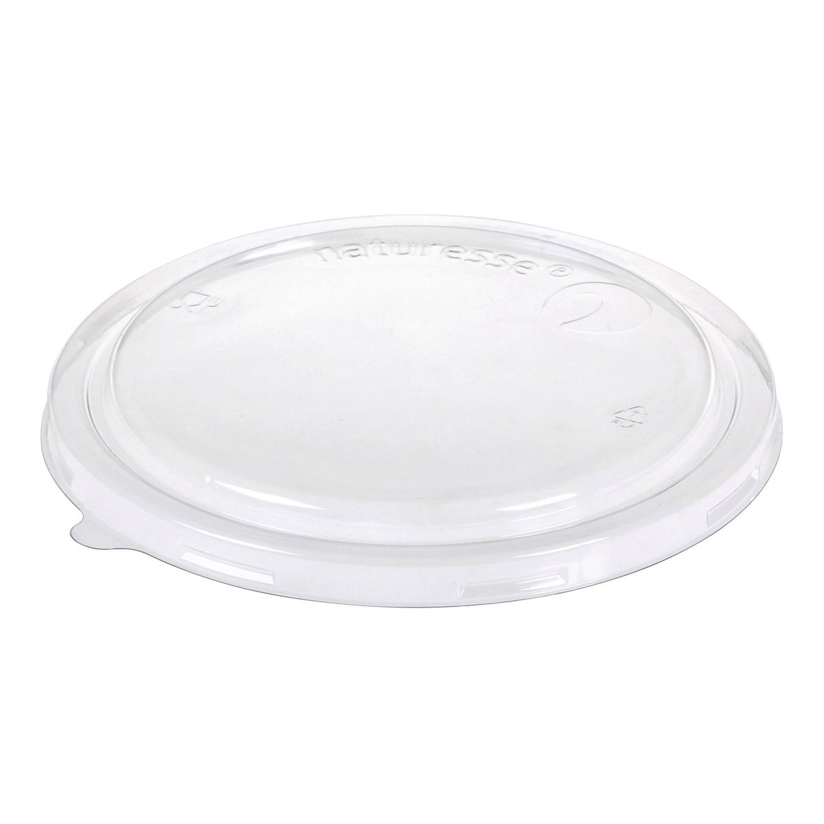naturesse Deckel PLA 18.5 cm (Ø); transparent; 300 Stück / Pack