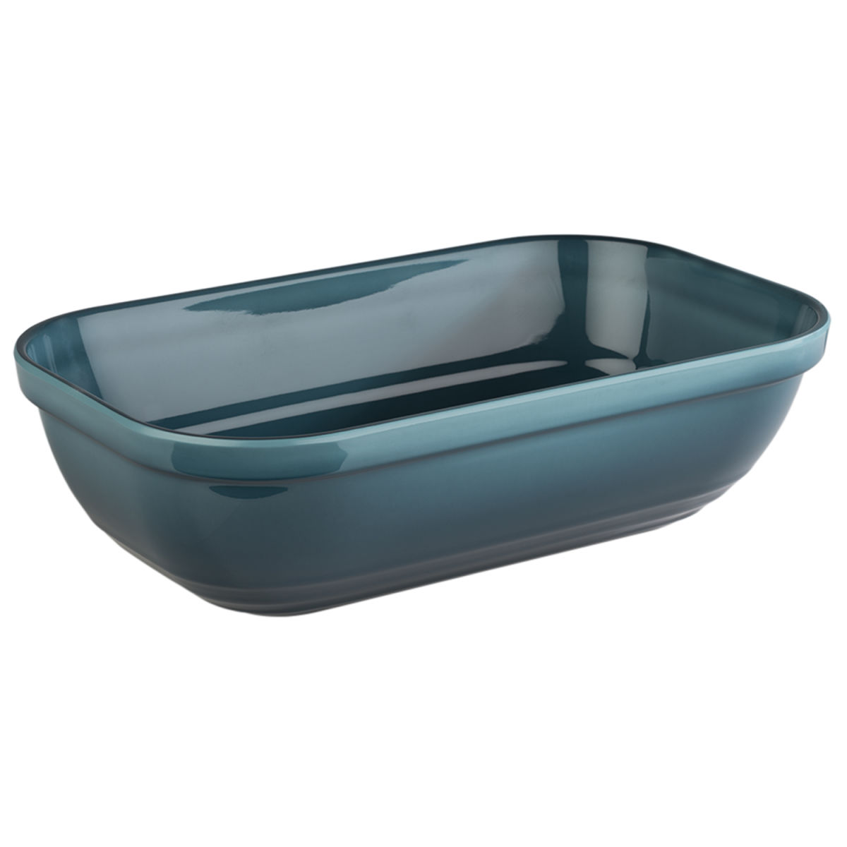 APS GN 1/4 Schale EMMA, Melamin 1500 ml, 26.5x16.2x7.5 cm (LxBxH); türkis; rechteckig