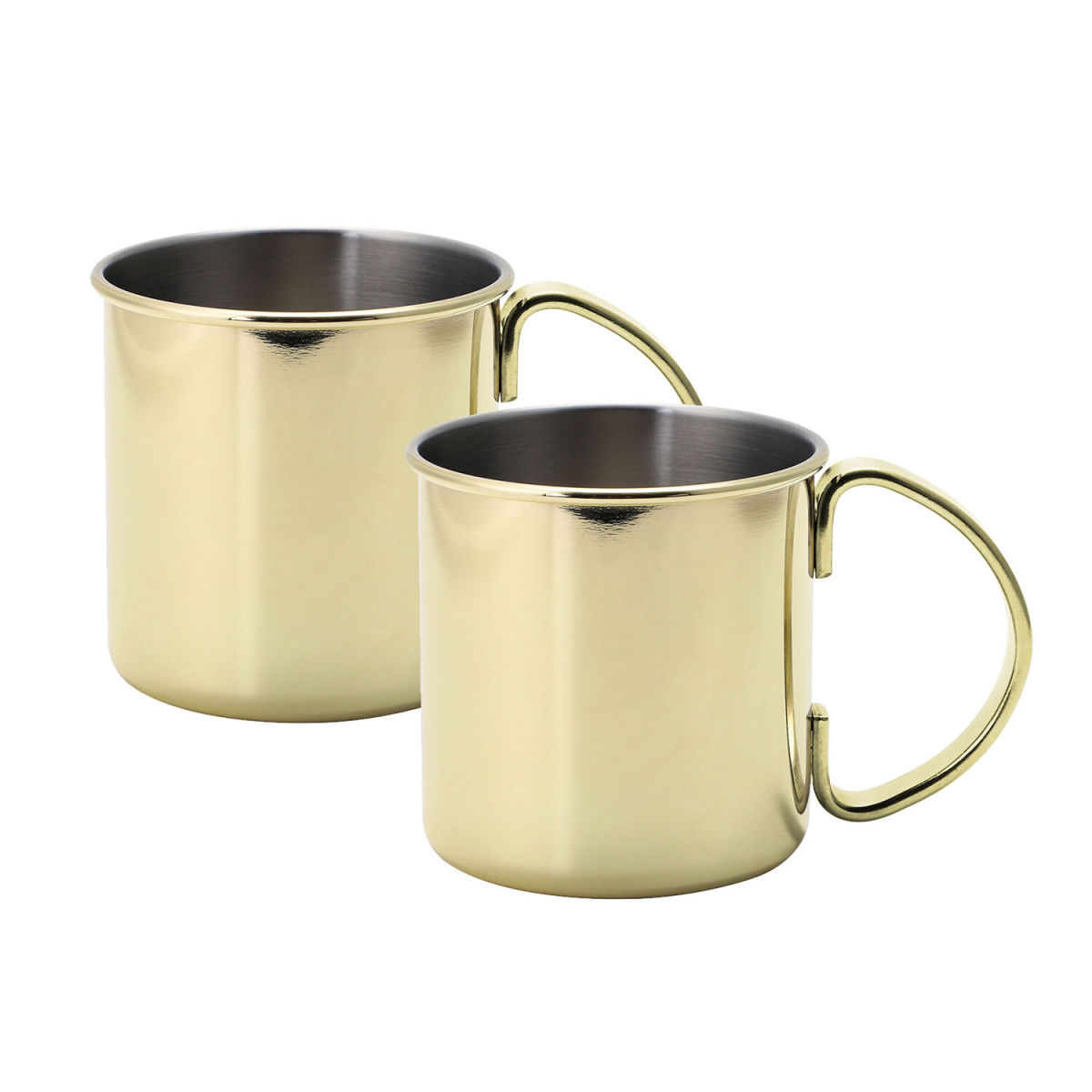 ECHTWERK Kupferbecher Edelstahl 480 ml, 9x9 cm (ØxH); gold; 2 Stück / Pack