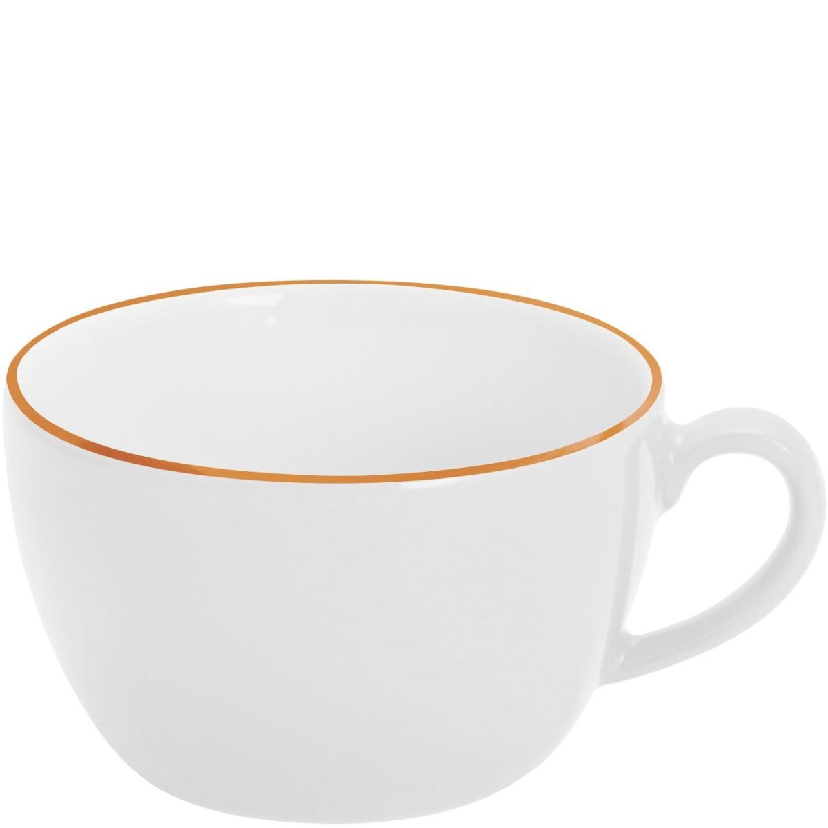 Kahla Cappuccino-Obertasse Pronto Line 250 ml, 9.5x5.9 cm (ØxH); orange; rund; 6 Stück / Pack