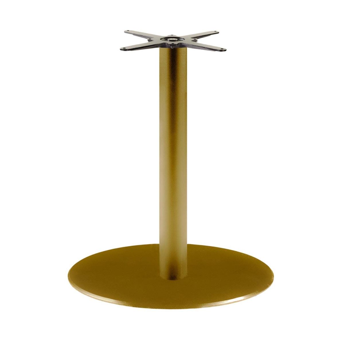 Base tavolo Rome XL (fino a Ø 130 cm) RestooTab; 60x60x73 cm (LxLxH); oro