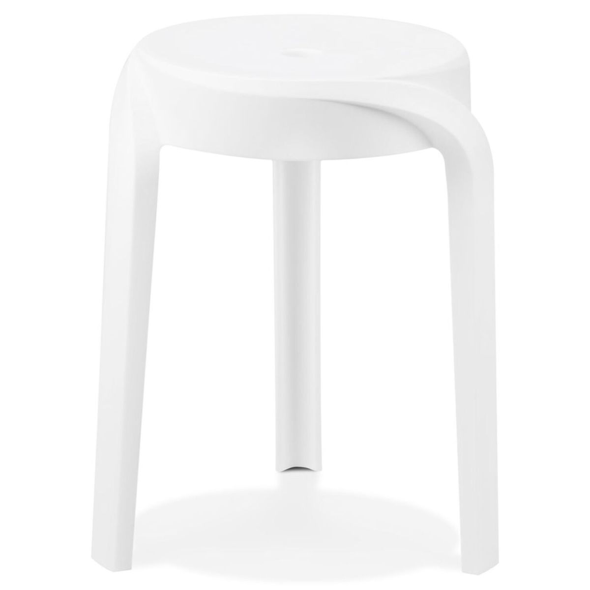 Légia Hocker POMPA 35.5x35x45 cm (BxTxH); weiß; rund