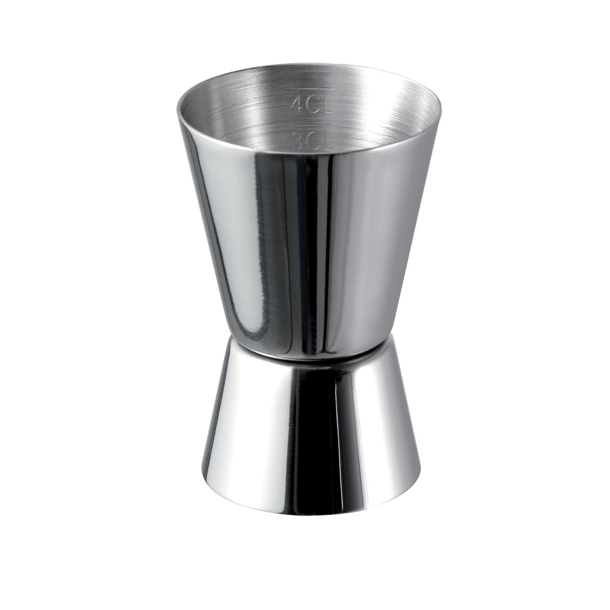 APS Barmaß, Edelstahl, glänzend; 40 ml, 4.5x4.5x4.5x7 cm (ØxLxBxH); silber