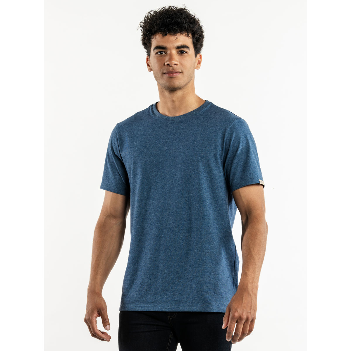 Chaud Devant T–shirt Ronda Blue Melee Kleidergröße XS; blau meliert