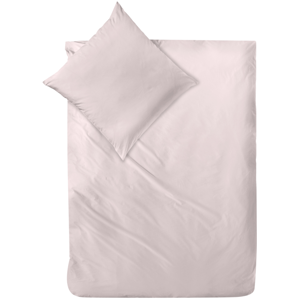 Decoper Decoper ® Mako-Satin Bettwäsche-Set aus 100% Baumwolle 135x200 cm (BxL), 80x80 cm (LxB); rosa