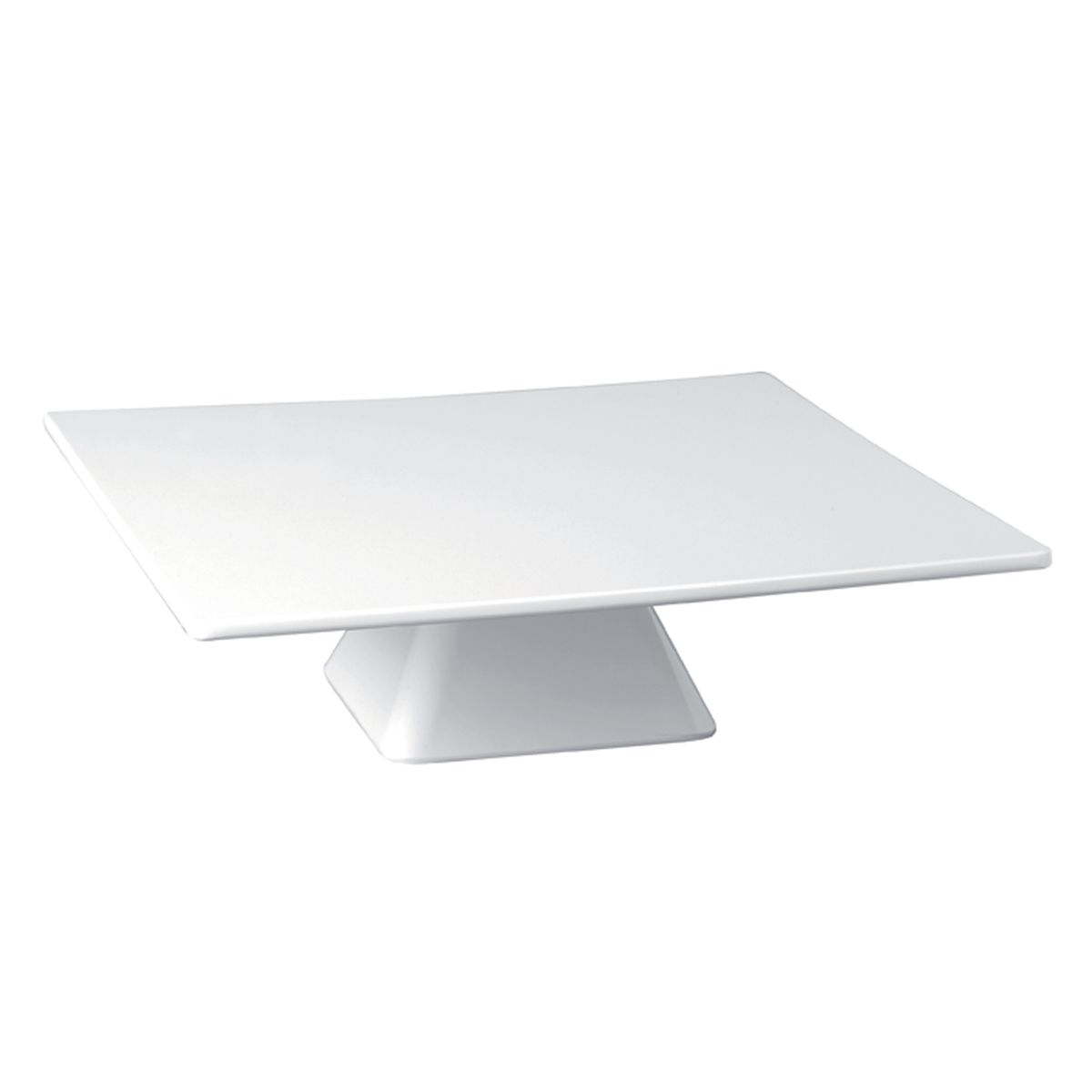 APS Servier- und Tortenplatte CASUAL, Melamin, eckig 31x31x8 cm (LxBxH); weiß; quadratisch