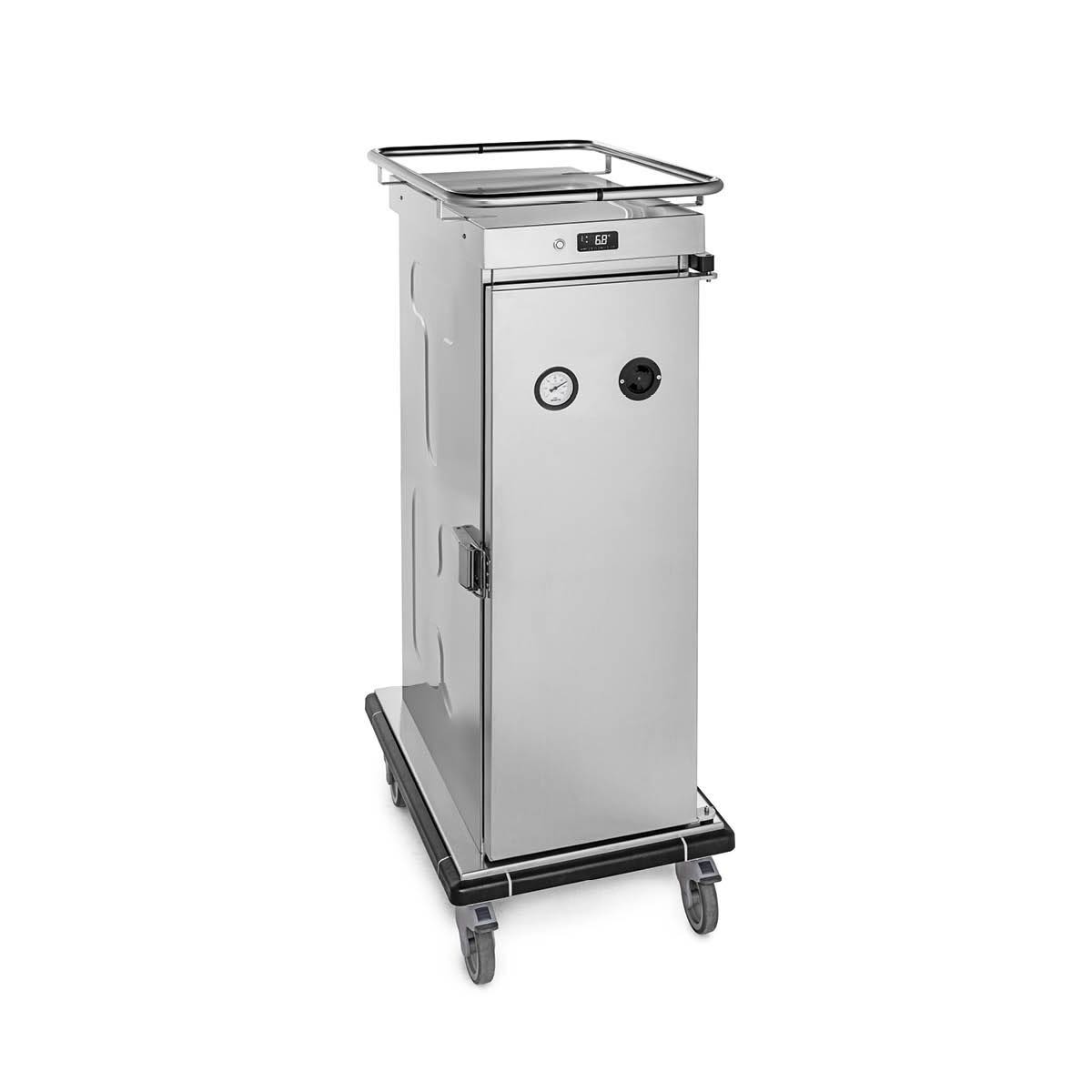 thermohauser Thermo Tower Hot, 20 Einschübe, Nutzinhalt 200 Liter 200000 ml, 53.5x53.5x162.3 cm (BxTxH); silber