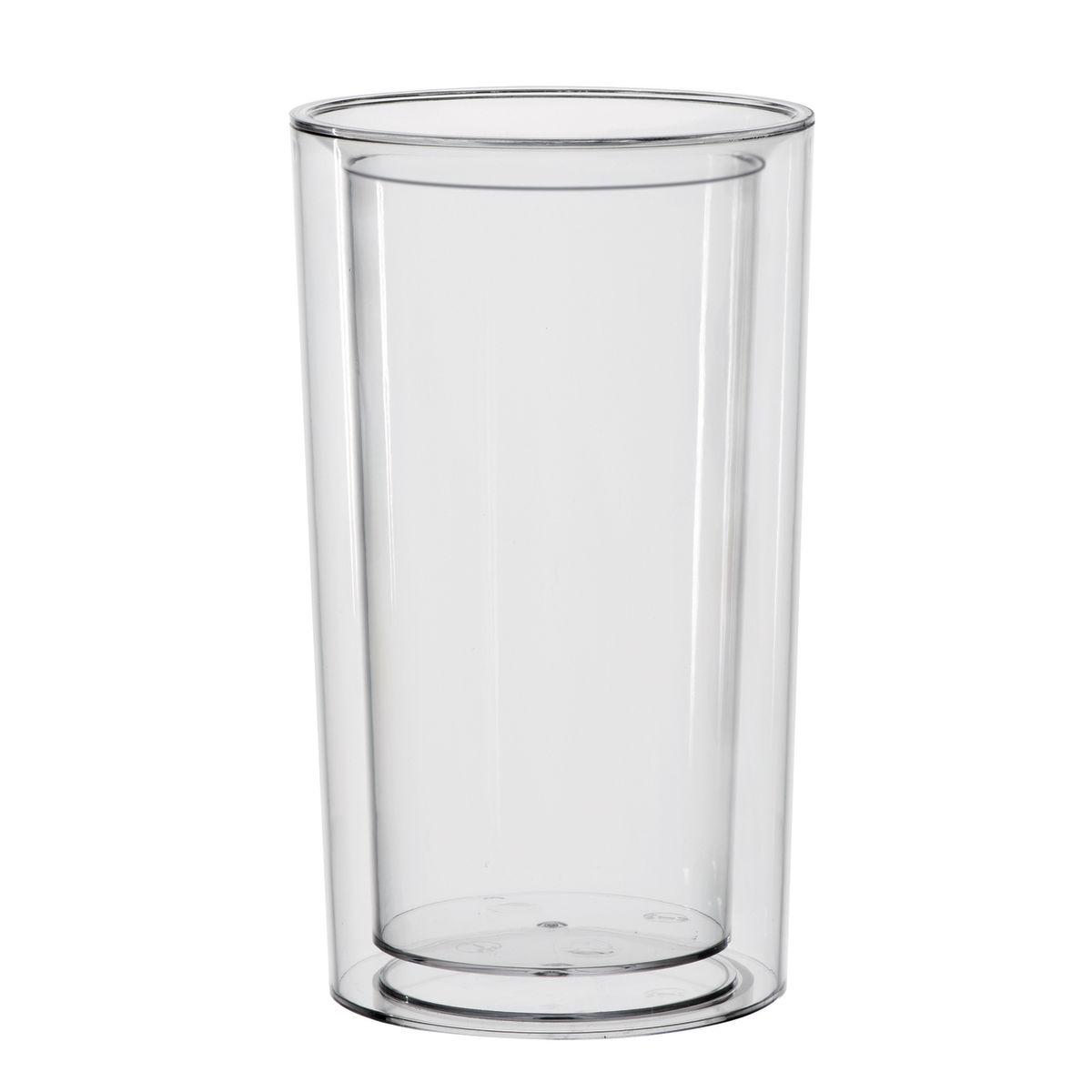 APS Flaschenkühler PURE, Kunststoff (SAN); 13.5x13.5x13.5x23 cm (LxBxØxH); transparent