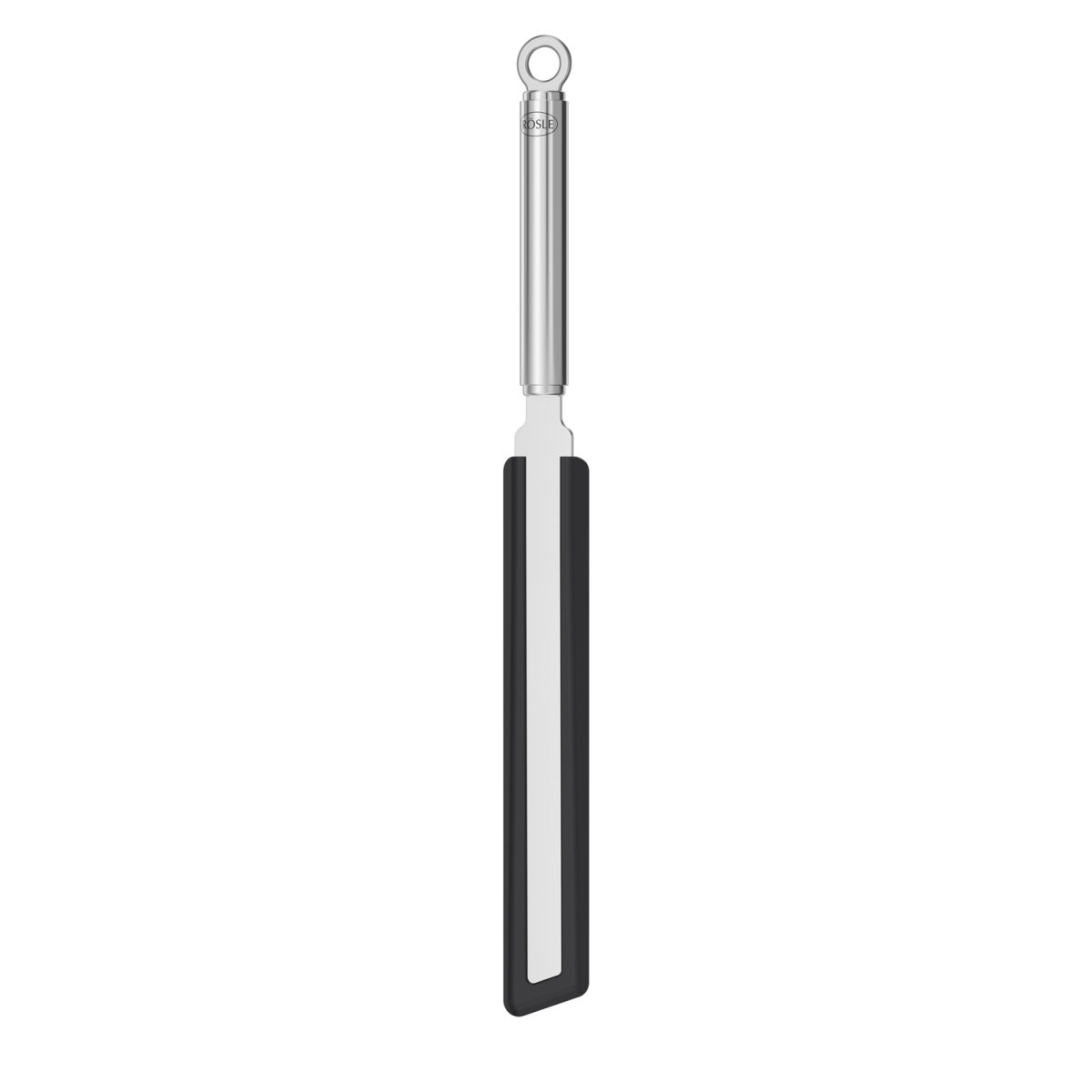 RÖSLE Crêpes Wender Silikon Rundgriff-Serie Klingenlänge 20.5 cm, 32x3x1.6 cm (LxBxH); schwarz