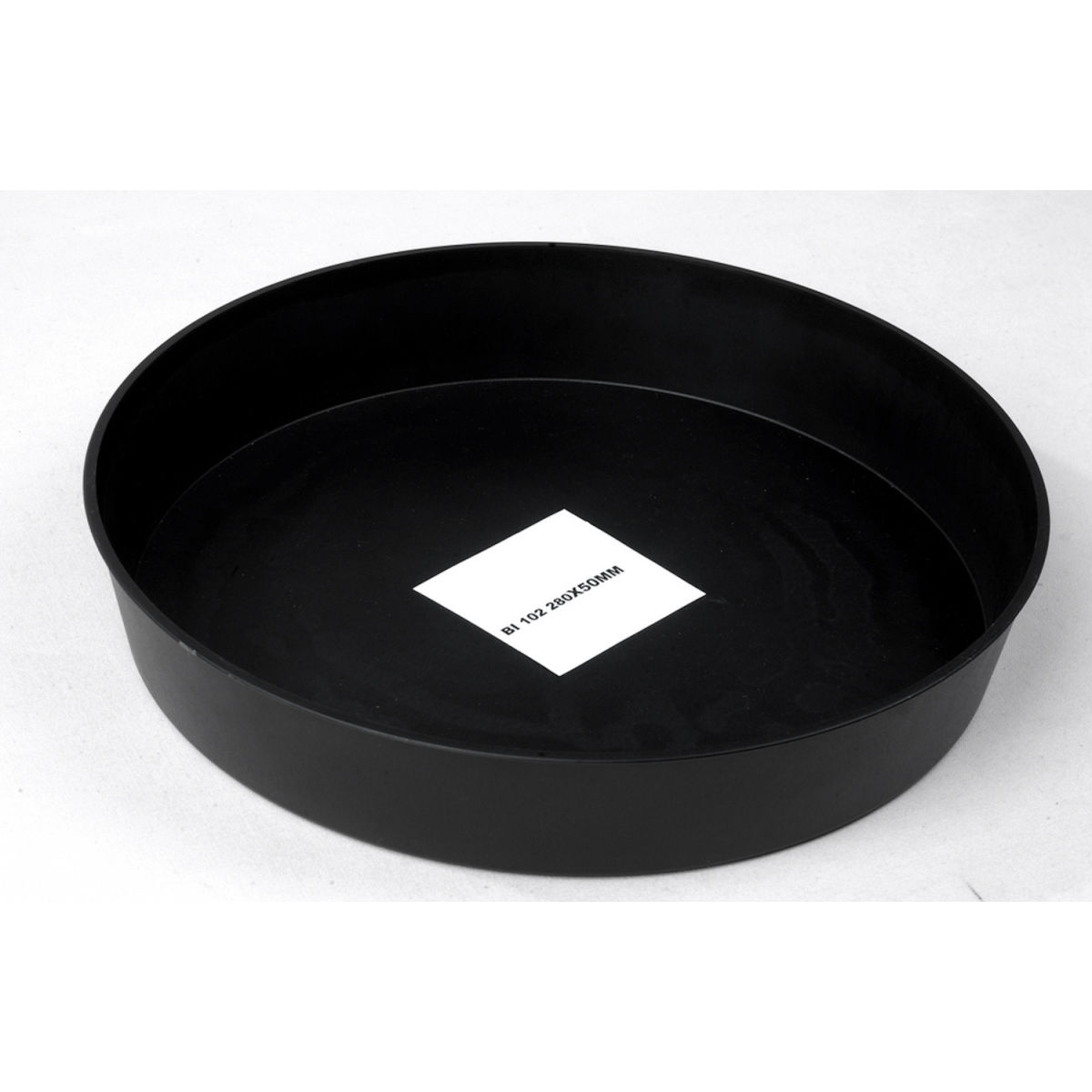 Runde Keksform – 12 Personen 28 cm (Ø); schwarz; rund; 5 Stück / Pack